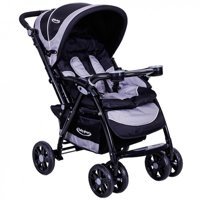 Baby2Go 8871 Carrier Çift Yönlü Katlanabilir 360 Derece Dönen Tam Yatar Puset Bebek Arabası Mor