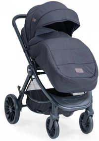 Baby2Go Lover 2241 Çift Yönlü Katlanabilir Tek Elle Kapanan 360 Derece Dönen Tam Yatar Travel Sistem Bebek Arabası Gri
