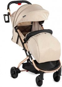 Kraft Q77 Katlanabilir Tek Elle Kapanan 360 Derece Dönen Tam Yatar Kabin Tipi Puset Bebek Arabası Antrasit