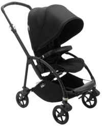 Bugaboo Bee 6 Çift Yönlü Katlanabilir 360 Derece Dönen Tam Yatar Travel Sistem Bebek Arabası Siyah
