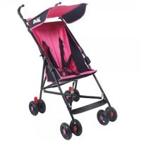 Rival RV 105 Katlanabilir 360 Derece Dönen Kabin Tipi Baston Bebek Arabası Pembe
