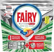 Fairy Platinum Plus Tablet Bulaşık Makinesi Deterjanı 13 Adet