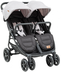 Baby2Go 2325 California Katlanabilir Tek Elle Kapanan 360 Derece Dönen Tam Yatar Puset Bebek Arabası Gri