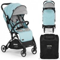 Pierre Cardin Vovo Katlanabilir Tek Elle Kapanan 360 Derece Dönen Tam Yatar Kabin Tipi Puset Bebek Arabası Mavi
