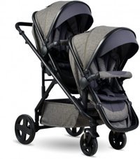 Babyhope BH-3078 Escape Çift Yönlü Katlanabilir 360 Derece Dönen Tam Yatar Travel Sistem Bebek Arabası