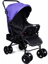 Tois Baby Honey Plus Çift Yönlü Katlanabilir 360 Derece Dönen Tam Yatar Kabin Tipi Puset Bebek Arabası Mor