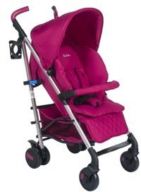 Pierre Cardin PC-210 Fame Tek Elle Kapanan 360 Derece Dönen Tam Yatar Baston Bebek Arabası Pembe