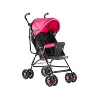 Babyhope SC-100 Katlanabilir Tek Elle Kapanan 360 Derece Dönen Tam Yatar Kabin Tipi Puset Bebek Arabası Pembe