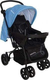 Prava P-11 Dream Çift Yönlü Katlanabilir 360 Derece Dönen Tam Yatar Kabin Tipi Puset Bebek Arabası Mavi