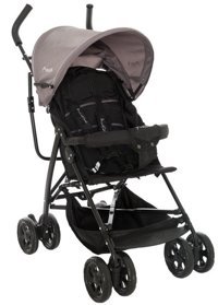 Prava P-01 Smart Katlanabilir Tek Elle Kapanan 360 Derece Dönen Tam Yatar Kabin Tipi Baston Bebek Arabası Gri