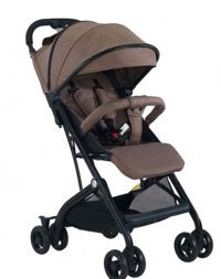 Baby2Go 2031 Heets Katlanabilir Tek Elle Kapanan 360 Derece Dönen Tam Yatar Travel Sistem Bebek Arabası Kahverengi