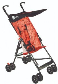 4 Baby Eko AB-221 Katlanabilir Tek Elle Kapanan 360 Derece Dönen Kabin Tipi Baston Bebek Arabası Turuncu