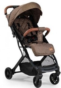 Baby2Go 2017 Voyager Katlanabilir Tek Elle Kapanan 360 Derece Dönen Tam Yatar Kabin Tipi Puset Bebek Arabası Kahverengi