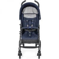 Chicco Lite Way Top 3 Katlanabilir Tek Elle Kapanan 360 Derece Dönen Tam Yatar Kabin Tipi Baston Bebek Arabası Lacivert