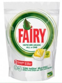 Fairy Hepsi Bir Arada Tablet Bulaşık Makinesi Deterjanı 48 Adet