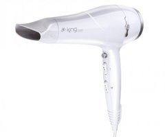 King KSK-436 2200 W Standart Saç Kurutma Makinesi Beyaz