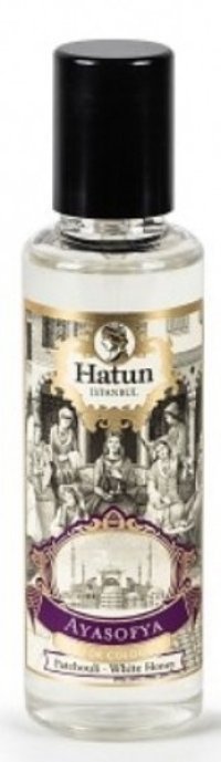 Hatun İstanbul Ayasofya Beyaz Bal Paçuli Cam Şişe Kolonya 75 ml