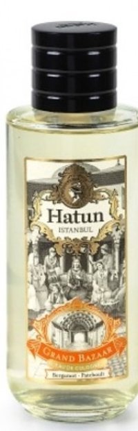Hatun İstanbul Grand Bazaar Bergamot Paçuli Cam Şişe Kolonya 200 ml