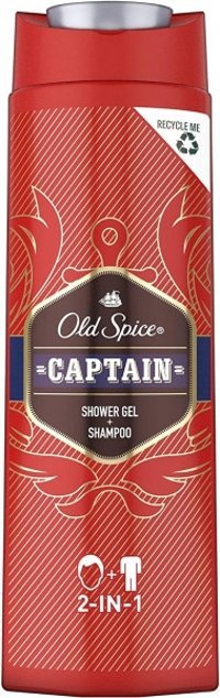 Old Spice Captain Tüm Saçlar İçin Çam Ağacı Erkek Şampuanı 400 ml