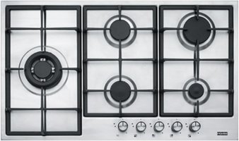 Franke FHNL 905 4G TC XS C 5 Gözlü Paslanmaz Çelik Wok Gözlü Doğalgazlı Ankastre Inox Ocak