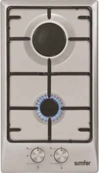 Simfer 3250 Inox 2 Gözlü Doğalgazlı Ankastre Inox Ocak