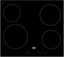 Beko AOV 64400 S Siyah Cam 4 Gözlü Dokunmatik Elektrikli Ankastre Ocak