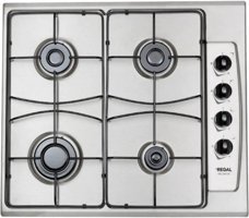 Regal SGO 300 X Metal 4 Gözlü Doğalgazlı Set Üstü Gümüş Ocak