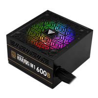 Gamdias Kratos M1 600 W RGB 80+ Gold Tam Modüler Powersupply