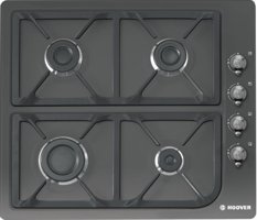 Hoover HGL64SCF XC 4 Gözlü Doğalgazlı Ankastre Siyah Ocak