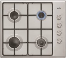 Simfer 3113 Inox 4 Gözlü Doğalgazlı Ankastre Inox Ocak