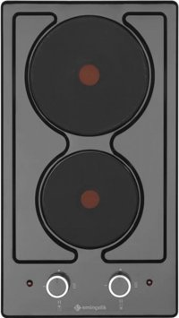 Eminçelik 41242 Emaye 2 Gözlü Elektrikli Ankastre Inox Ocak