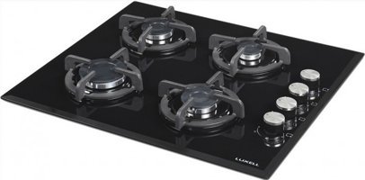 Luxell LX-40 TAHDF Siyah Cam 4 Gözlü Doğalgazlı Ankastre Ocak