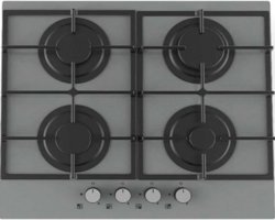 Vinola 6170-15 G Gri Cam 4 Gözlü Doğalgazlı Ankastre Ocak