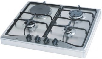 Çetintaş 818İT Metal 4 Gözlü Gazlı ve Elektrikli Set Üstü Inox Ocak