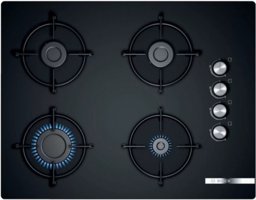 Bosch POP7C6O10O Siyah Cam 4 Gözlü Doğalgazlı Ankastre Ocak
