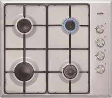 Simfer T3117 Metal 4 Gözlü Doğalgazlı Ankastre Inox Ocak