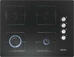 Siemens EO7C6PO12O Siyah Cam 4 Gözlü Doğalgazlı Ankastre Ocak