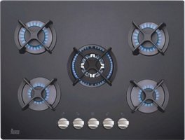 Teka HF LUX 70 5G AI AL Wok Gözlü Siyah Cam 5 Gözlü Doğalgazlı Ankastre Ocak