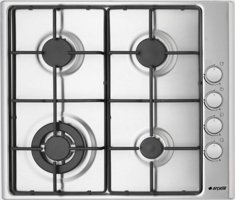 Arçelik STO 814 DG 4 Gözlü Metal Wok Gözlü Doğalgazlı Set Üstü Inox Ocak