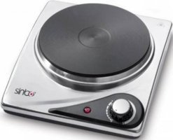 Sinbo SCO-5038 Paslanmaz Çelik 1 Gözlü Elektrikli Set Üstü Inox Ocak