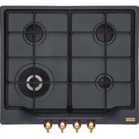 Franke FHCL 604 3G TC GF C 4 Gözlü Paslanmaz Çelik Wok Gözlü Doğalgazlı Set Üstü Siyah Ocak