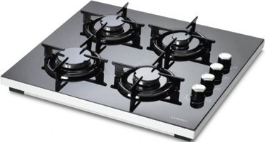 Luxell LX-40TS-HDF Siyah Cam 4 Gözlü Doğalgazlı Set Üstü Ocak
