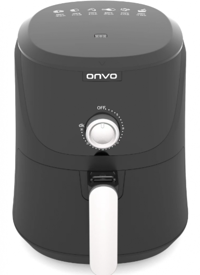 Onvo OVFRY05 Airfryer 3.5 lt Tek Hazneli Yağsız Sıcak Hava Fritözü Siyah