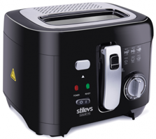Stilevs Activa DF-118 2.5 lt Tek Hazneli Yağlı Fritöz Siyah