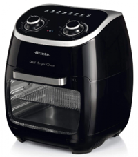 Ariete Airy 4619 (00C461900AR0) Airfryer 11 lt Tek Hazneli Izgara Yapan Yağsız Sıcak Hava Fritözü Siyah