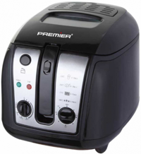 Premier Keyvani PDF 5615 2.5 lt Tek Hazneli Yağlı Fritöz Siyah