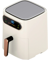 Peakbay XXL Airfryer 5.5 lt Tek Hazneli Yağsız Sıcak Hava Fritözü Beyaz