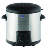 Blue House BH573DF Buono 1 lt Tek Hazneli Yağlı Fritöz Gri