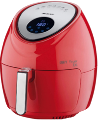 Ariete 4618 Airfryer 5.5 lt Tek Hazneli Yağsız Sıcak Hava Fritözü Kırmızı