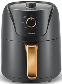 Homend Airfryday 2505H (700.01.01.0430) Airfryer 4.3 lt Tek Hazneli Yağsız Sıcak Hava Fritözü Antrasit